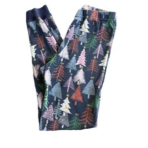 Hanna Andersson pajamas Pants 140 cm, size 10, unisex, Trees, Holiday pattern